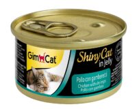 Gimcat Shiny Cat Wet Cat Food with Chicken and Shrimps, 70 gm.
