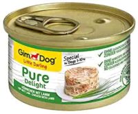 GimDog Chicken and lamb food for sensitive dogs 85 gr