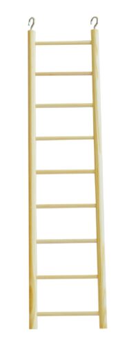 Happy Pet adorable bird toys 9 step wooden ladder.