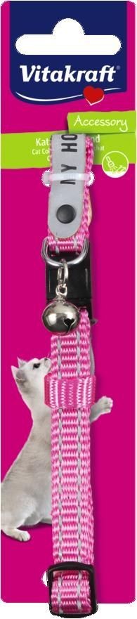 Vitakraft pink cat collar.
