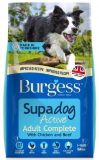Burgess food for working and active dogs 15 kg