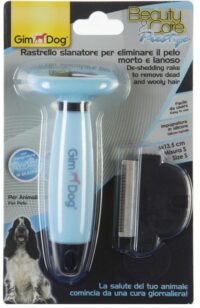 Gim Dog comb to remove dead hair from dogs.