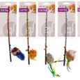 Flamingo toy for cats 30 cm fishing rod.