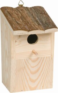 فلامنجو صندوق خشبي لأعشاش الطيور 12 × 14.5 × 22 سم