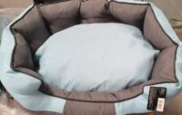 Gimdog Pet Bed White + Brown