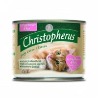 Crisvo chicken hearts and rice for kittens 200 gm.