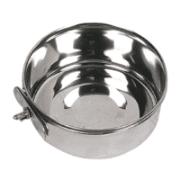 Flamingo stainless steel bowl for eating and drinking rodents.
