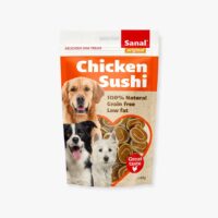 Sanal Delicious Dog Treat Sushi, Chicken Flavor, 80 gm.
