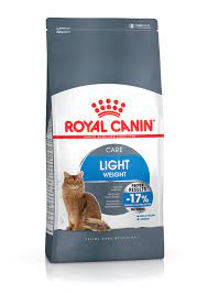 Royal Canin dry cat food for adult cats helps reduce weight, Royal Canin Light Weight 3 kg.