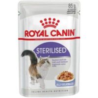 Royal Canin wet cat food for sterilized cats with gel, 85 gm.