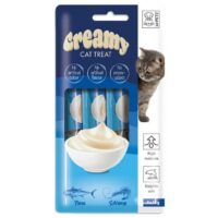 M-Pets treats for cats with tuna and shrimp 60 grams.