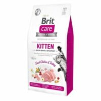Brit Care dry food for kittens enriched with chicken and turkey, 2 kg.