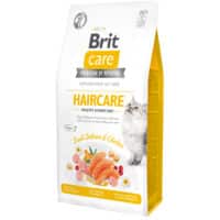 Brit Care grain free dry cat food for soft and healthy skin and hair care, 2 kg.