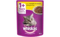 Whiskas wet food for cats with chicken and gravy 80 grams